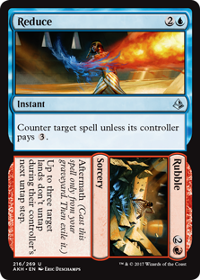 Reduce to Rubble (Amonkhet) Light Play Foil