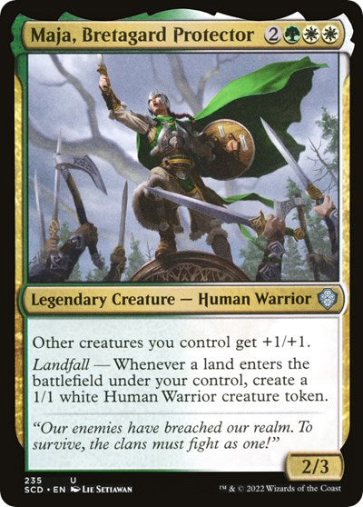 Maja, Bretagard Protector (Commander 2022 Starter Decks) Light Play