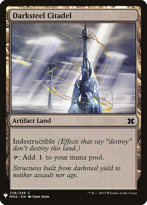 Darksteel Citadel (Mystery Booster) Light Play