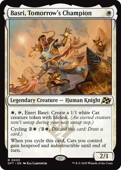 Basri, Tomorrow's Champion (Aetherdrift) Near Mint Foil