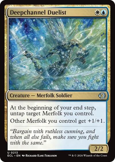 Deepchannel Duelist (Lorwyn Eclipsed) Near Mint Foil