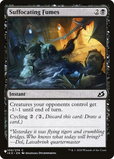 Suffocating Fumes (The List) Near Mint
