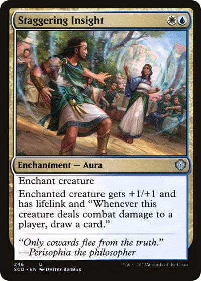 Staggering Insight (Commander 2022 Starter Decks) Near Mint