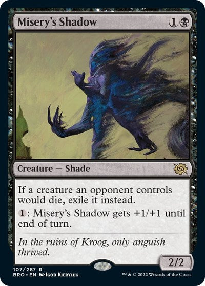 Misery's Shadow (The Brothers' War) Near Mint Foil