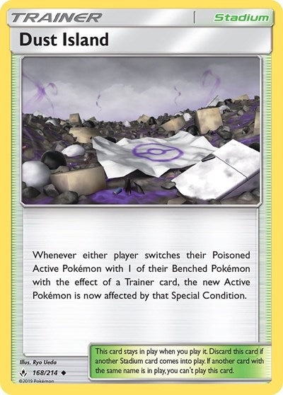 Dust Island (SM - Unbroken Bonds) Near Mint Reverse Holofoil