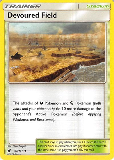 Devoured Field (SM - Crimson Invasion) Near Mint