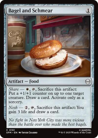 Bagel and Schmear (Marvel's Spider-Man) Near Mint Foil
