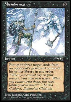 Misinformation (Alliances) Light Play