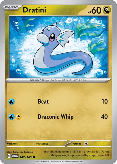 Dratini (Scarlet and Violet: 151) Near Mint