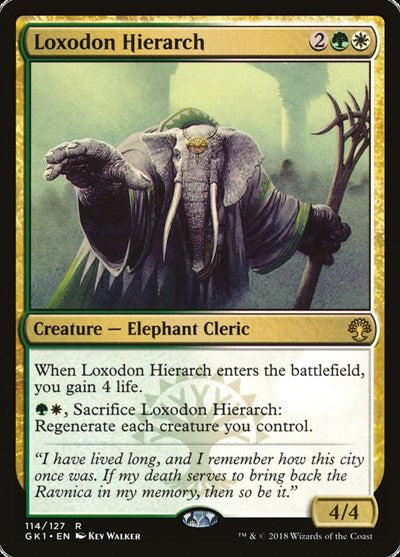 Loxodon Hierarch (Guilds of Ravnica: Guild Kits) Light Play