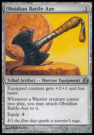 Obsidian Battle-Axe (Morningtide) Light Play
