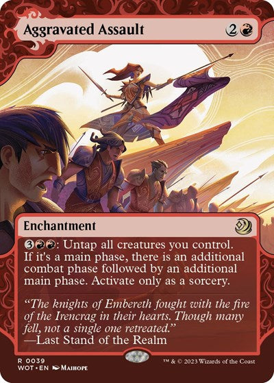 Aggravated Assault (Wilds of Eldraine: Enchanting Tales) Near Mint