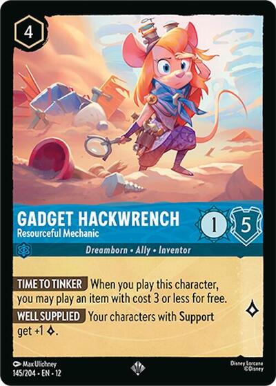 Gadget Hackwrench - Resourceful Mechanic (Wilds Unknown) Near Mint