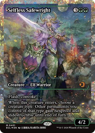 Selfless Safewright (Showcase) (Fracture Foil) (Lorwyn Eclipsed) Near Mint Foil