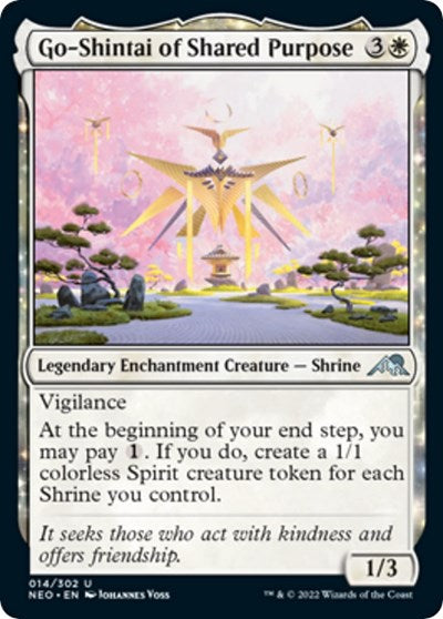 Go-Shintai of Shared Purpose (Kamigawa: Neon Dynasty) Light Play