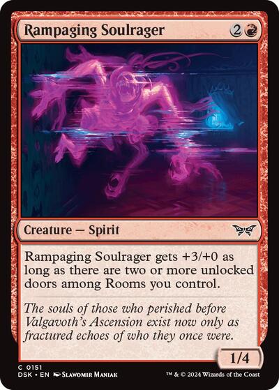 Rampaging Soulrager (Duskmourn: House of Horror) Near Mint Foil