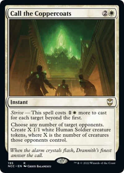 Call the Coppercoats (Commander: Streets of New Capenna) Light Play