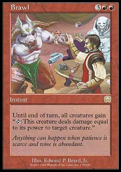 Brawl (Mercadian Masques) Light Play