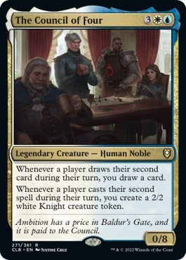 The Council of Four (Commander Legends: Battle for Baldur's Gate) Light Play