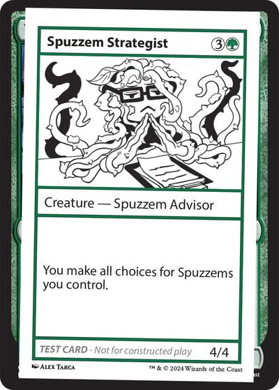 Spuzzem Strategist (Mystery Booster 2 Playtest Cards) Near Mint