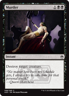 Murder (Masters 25) Light Play Foil