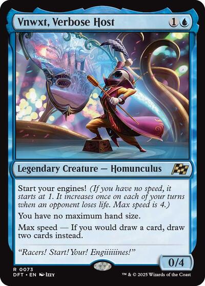 Vnwxt, Verbose Host (Aetherdrift) Near Mint Foil