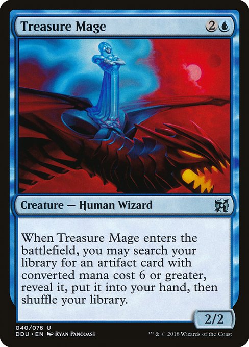 Treasure Mage (Duel Decks: Elves vs Inventors) Near Mint