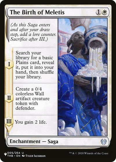 The Birth of Meletis (The List) Near Mint
