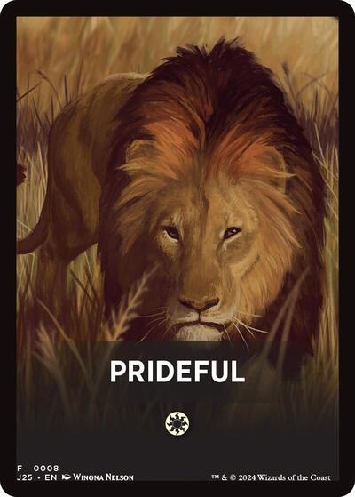 Prideful Theme Card (Foundations Jumpstart) Near Mint
