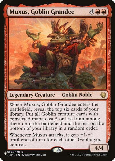 Muxus, Goblin Grandee (The List) Near Mint