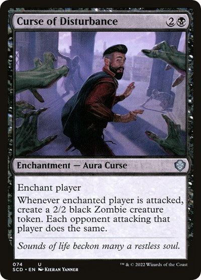 Curse of Disturbance (Commander 2022 Starter Decks) Light Play