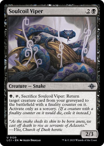 Soulcoil Viper (The Lost Caverns of Ixalan) Near Mint Foil