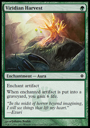 Viridian Harvest (New Phyrexia) Light Play