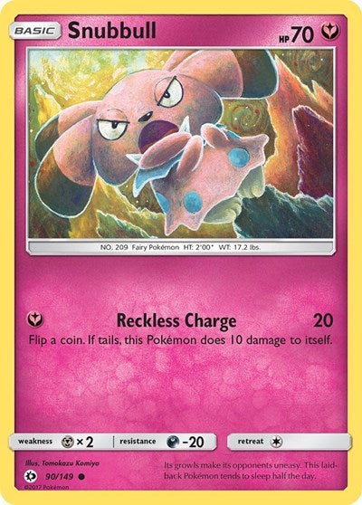 Snubbull (SM Base Set) Near Mint