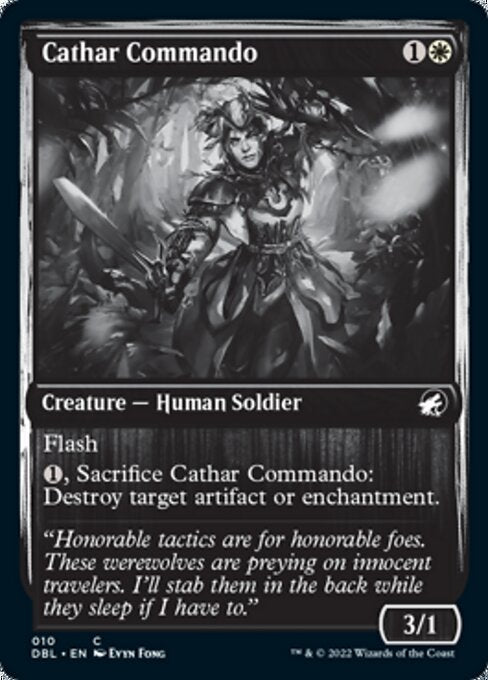 Cathar Commando (Innistrad: Double Feature) Light Play