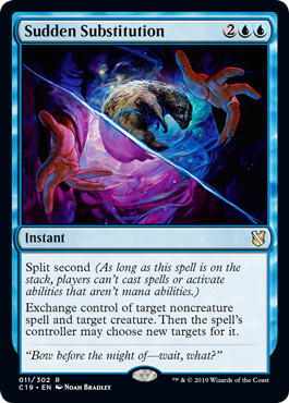 Sudden Substitution (Commander 2019) Light Play