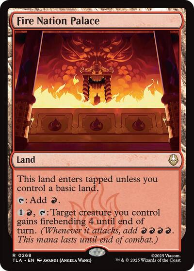 Fire Nation Palace (Avatar: The Last Airbender) Near Mint Foil