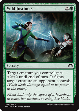 Wild Instincts (Magic Origins) Light Play Foil