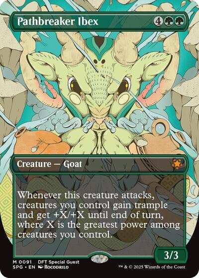 Pathbreaker Ibex (Borderless) (Special Guests) Near Mint Foil