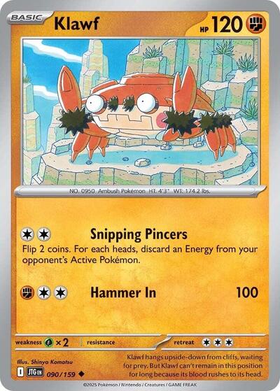 Klawf (SV09: Journey Together) Near Mint Reverse Holofoil