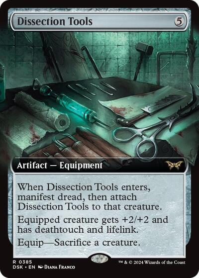 Dissection Tools (Extended Art) (Duskmourn: House of Horror) Near Mint Foil
