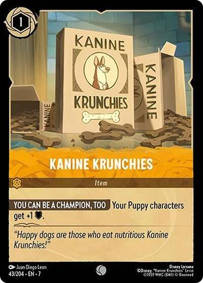 Kanine Krunchies (Archazia's Island) Near Mint