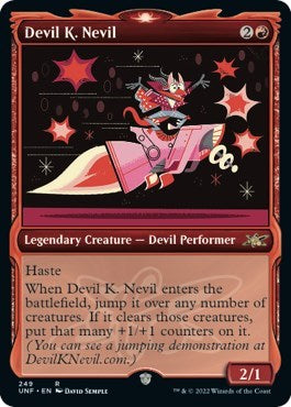 Devil K. Nevil (Showcase) (Unfinity) Light Play