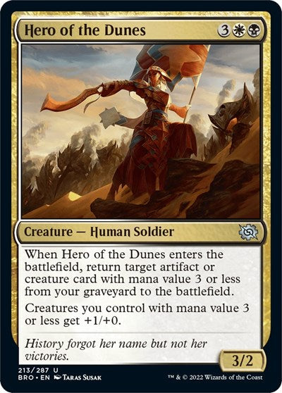 Hero of the Dunes (The Brothers' War) Near Mint Foil