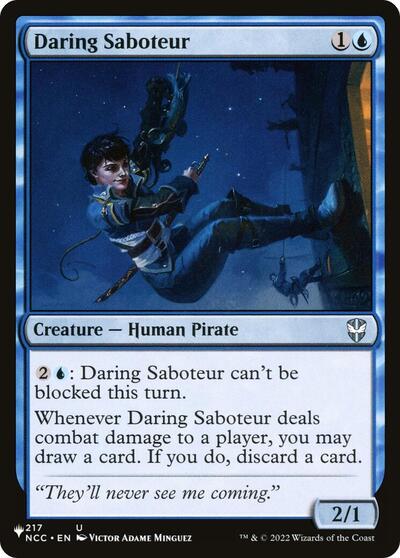 Daring Saboteur (The List) Near Mint