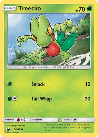Treecko (8) (SM - Celestial Storm) Near Mint