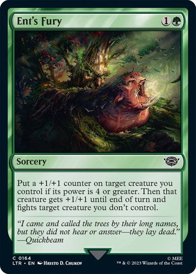Ent's Fury (Universes Beyond: The Lord of the Rings: Tales of Middle-earth) Light Play Foil