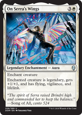 On Serra's Wings (Dominaria) Light Play