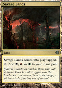Savage Lands (Shards of Alara) Light Play