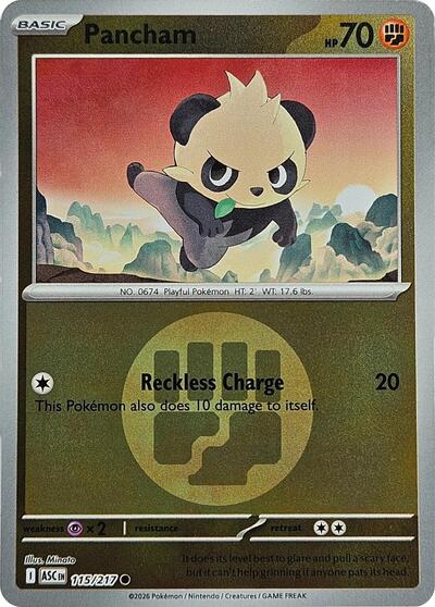 Pancham (Energy Symbol Pattern) (ME: Ascended Heroes) Near Mint Reverse Holofoil